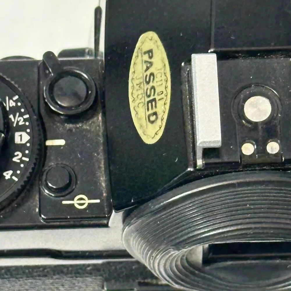Vintage Canon A-1 Black 35 mm SLR with Strap/ Body Only